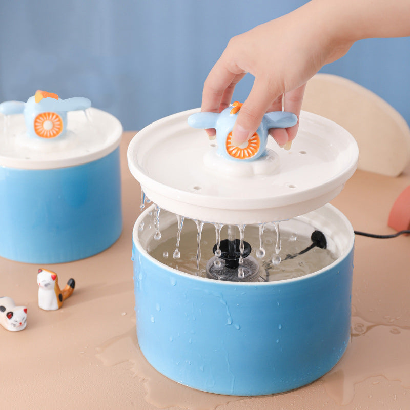 Pet Airplane Water Fountain