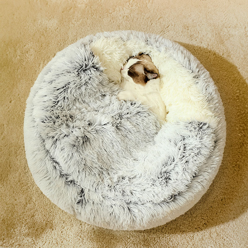 Fluffy Cave Pet Bed