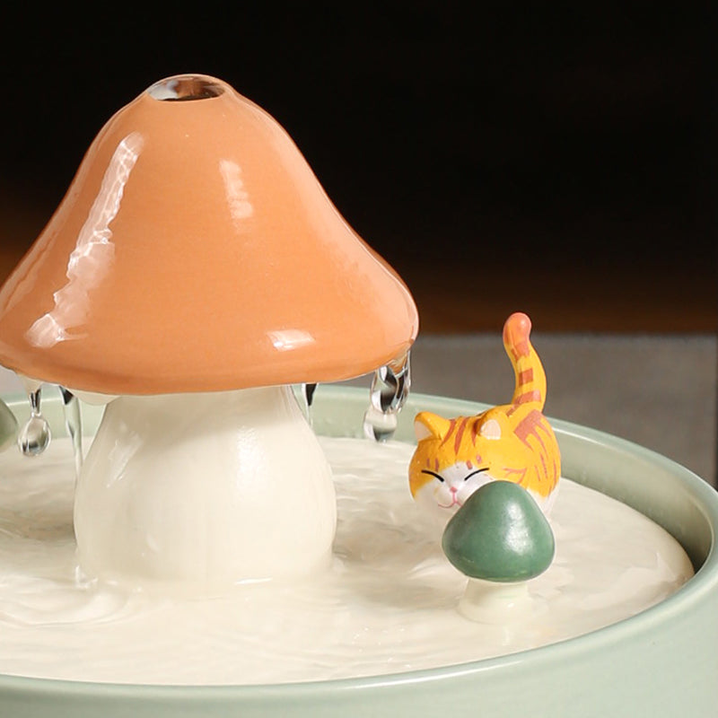 Mushroom Pet Water Fountain