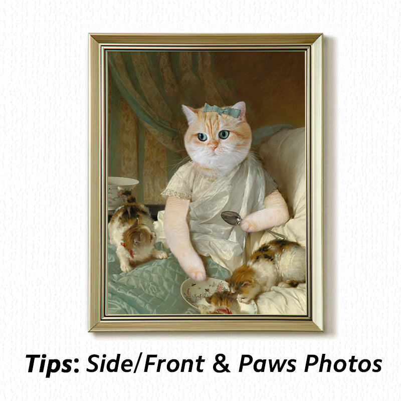 Custom Pet Rectangle Portrait Canvas