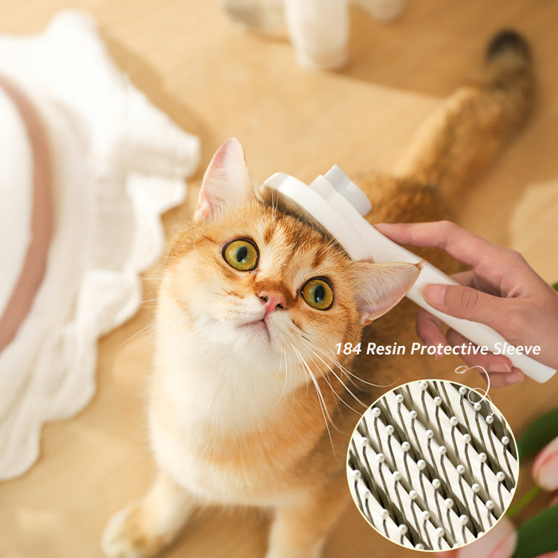 Morandi Cat Shaped Pet Hair Remover Brush