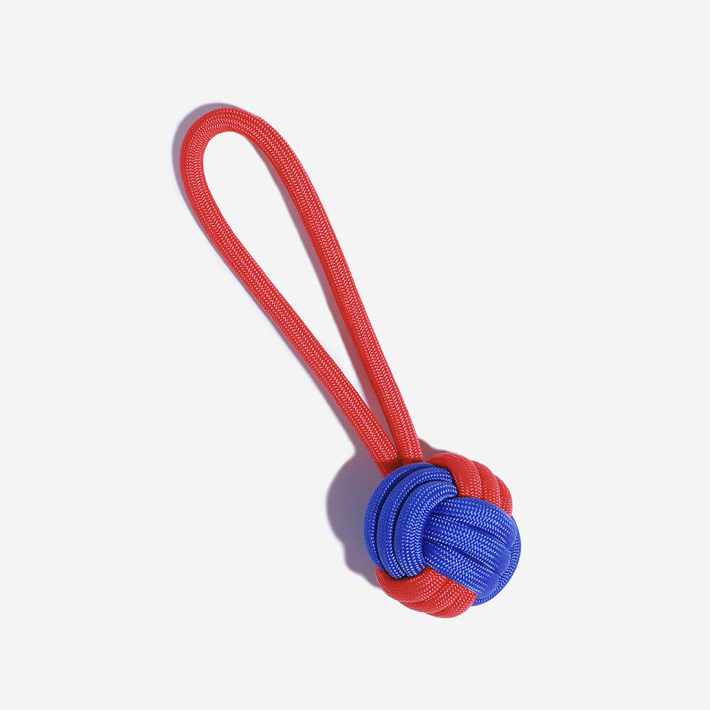 Contrasting Color Braided Rope Dog Toys