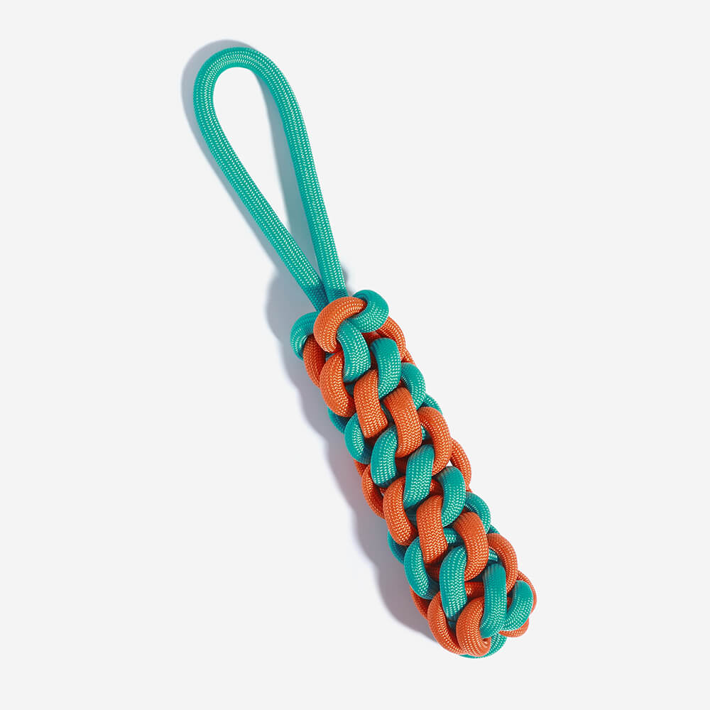 Contrasting Color Braided Rope Dog Toys