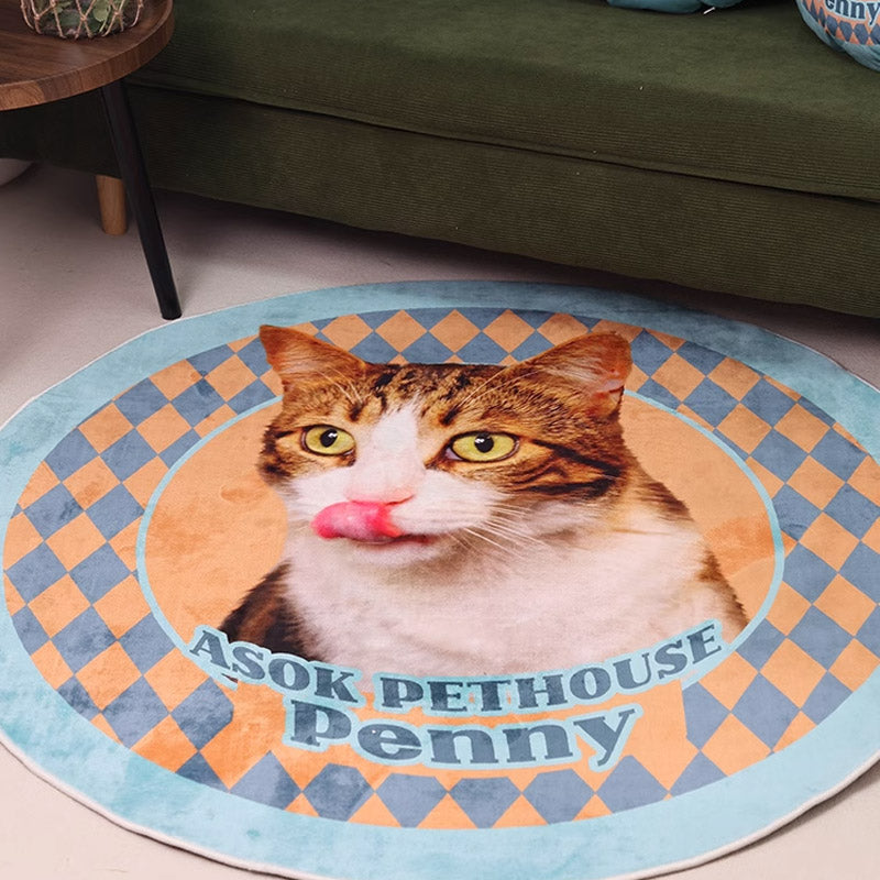 Custom Pet Rug & Digital Portrait