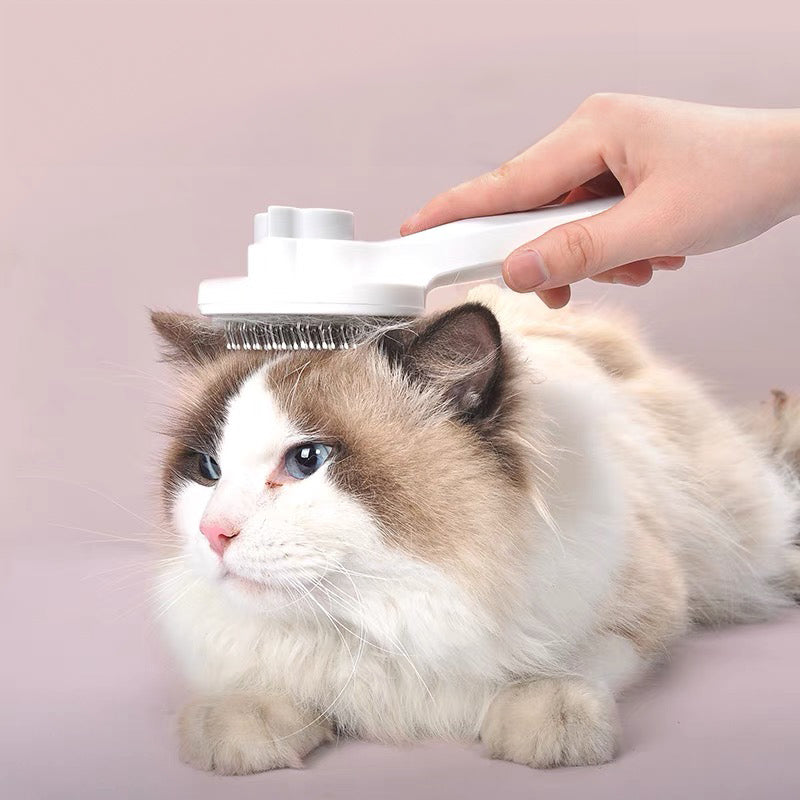 Morandi Cat Shaped Pet Hair Remover Brush