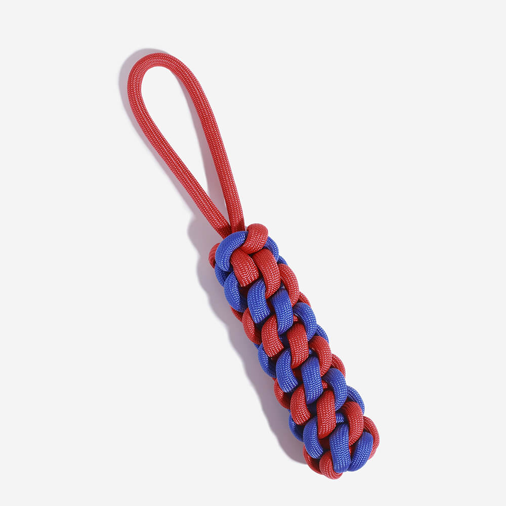 Contrasting Color Braided Rope Dog Toys