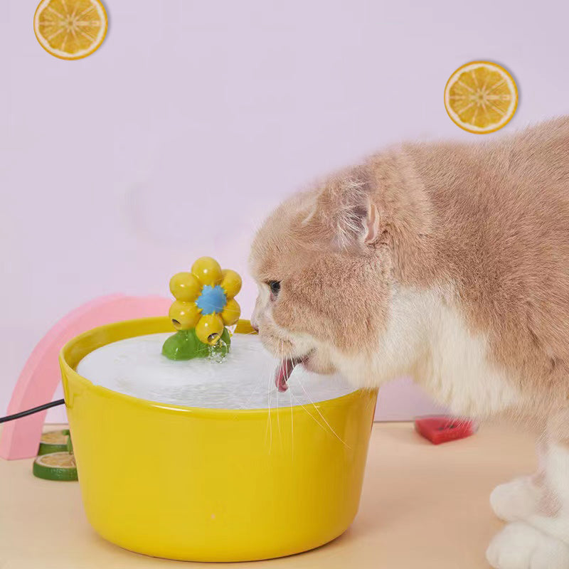 Sunflower Pet Water Fountain