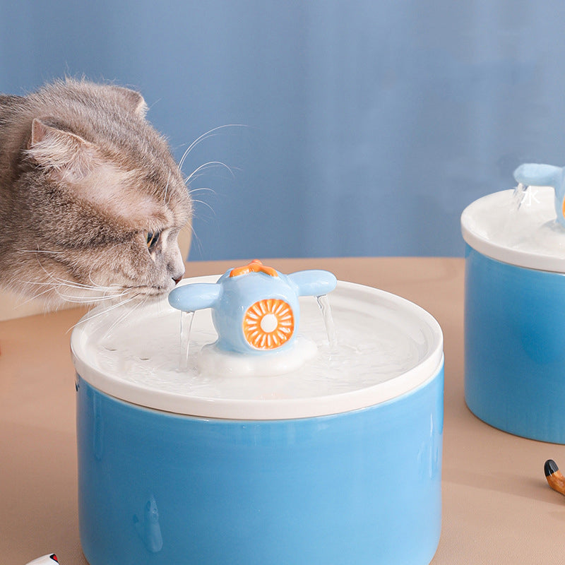 Pet Airplane Water Fountain