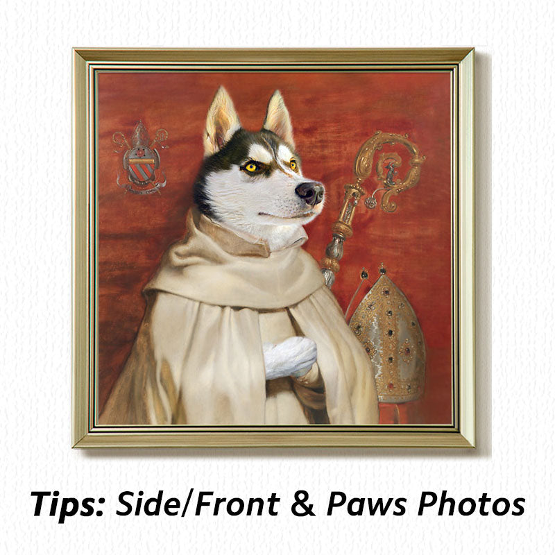 Custom Pet Rectangle Portrait Canvas