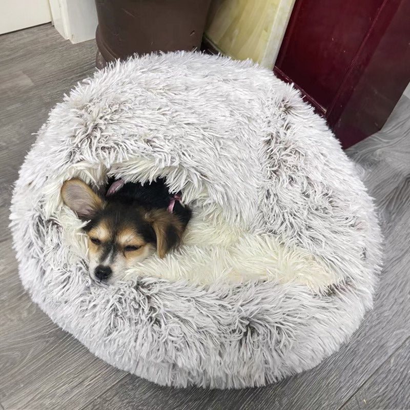 Fluffy Cave Pet Bed