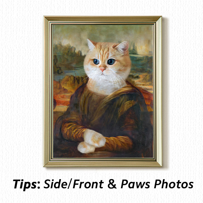 Custom Pet Rectangle Portrait Canvas