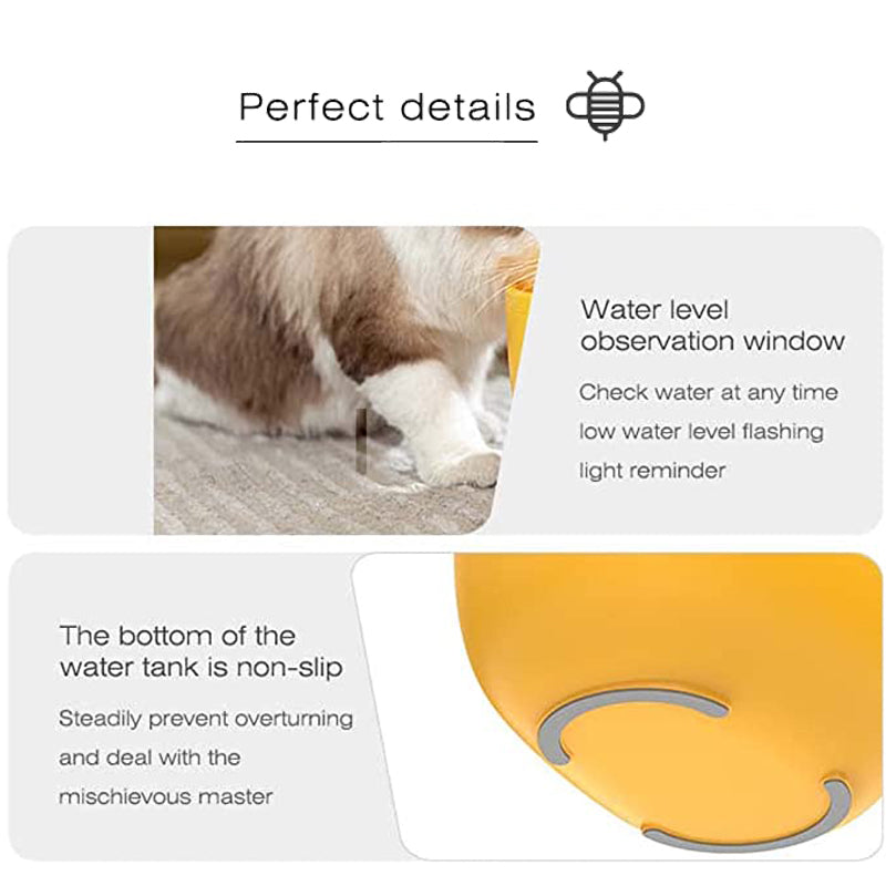 Bee Shaped Pet Water Fountain