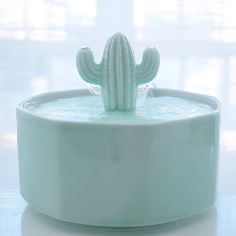 Cactus Style Pet Water Fountain