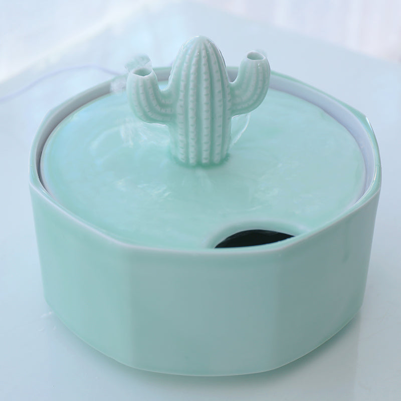 Cactus Style Pet Water Fountain