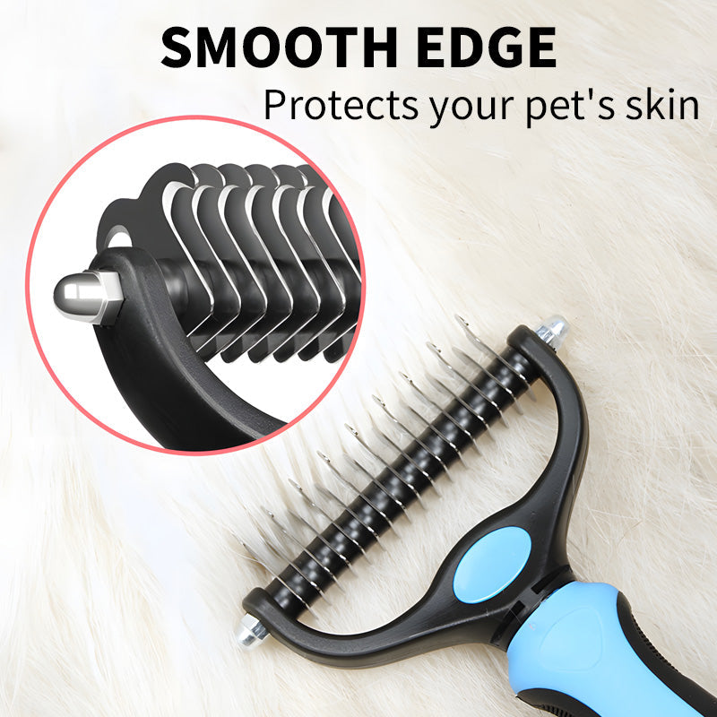 Pet Undercoat Dematting Rake