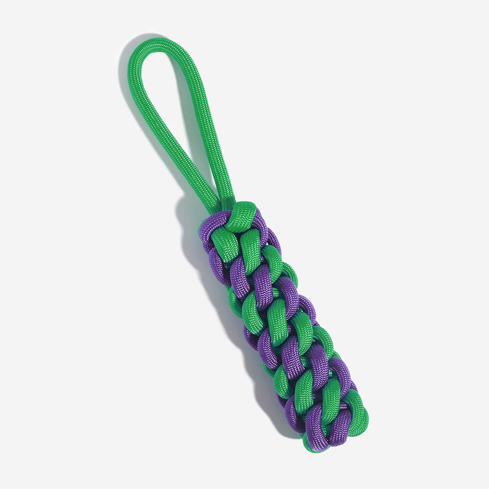 Contrasting Color Braided Rope Dog Toys