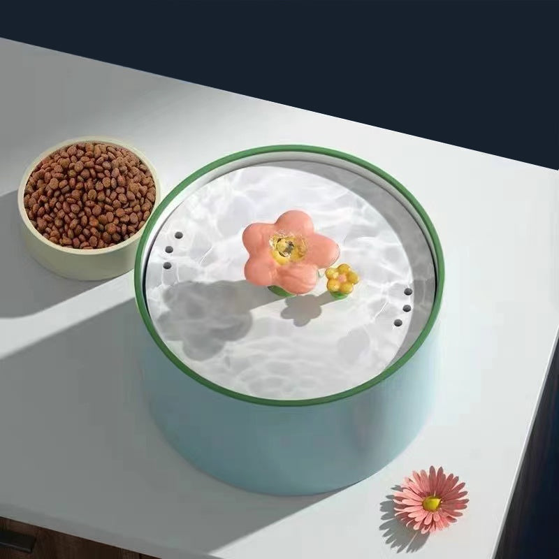 Flower Pet Water Fountain